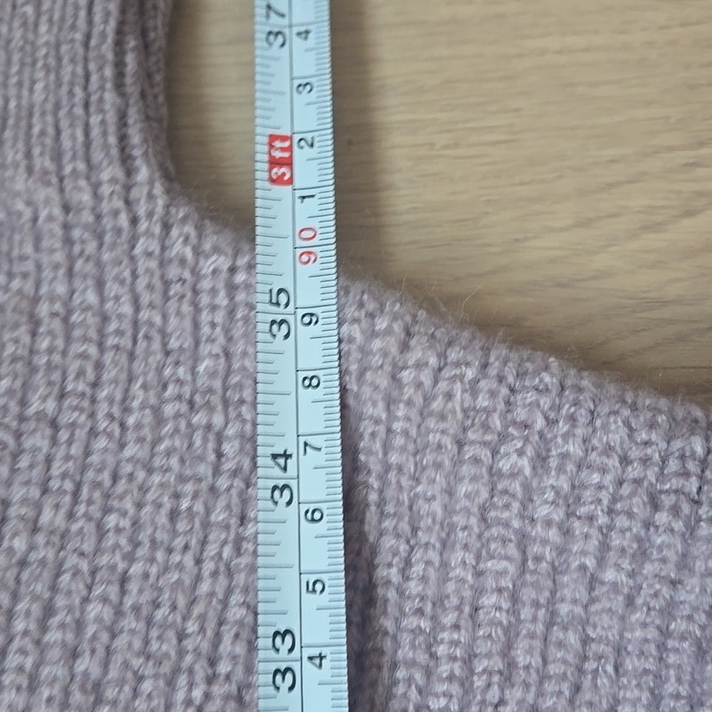 NWT Lavender Hooded Knit Cape One Size - Picture 7 of 8